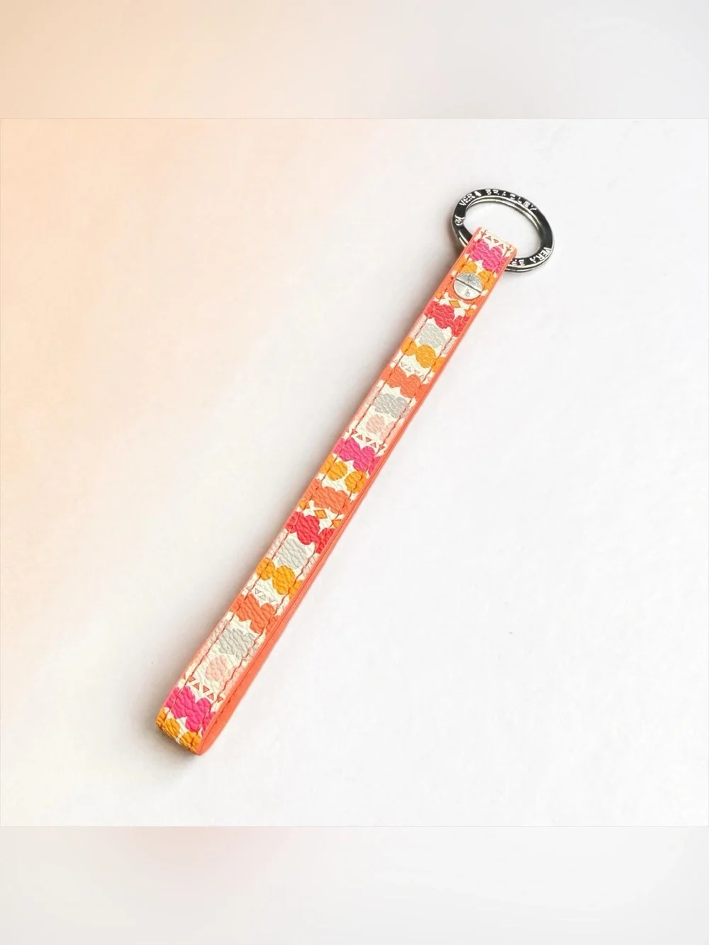 🩷🧡VERA BRADLEY🩷🧡Confetti Stripe Wristlet Key Fob/NWOT